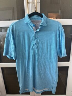 johnnie-O Light Blue Men's Polo Shirt